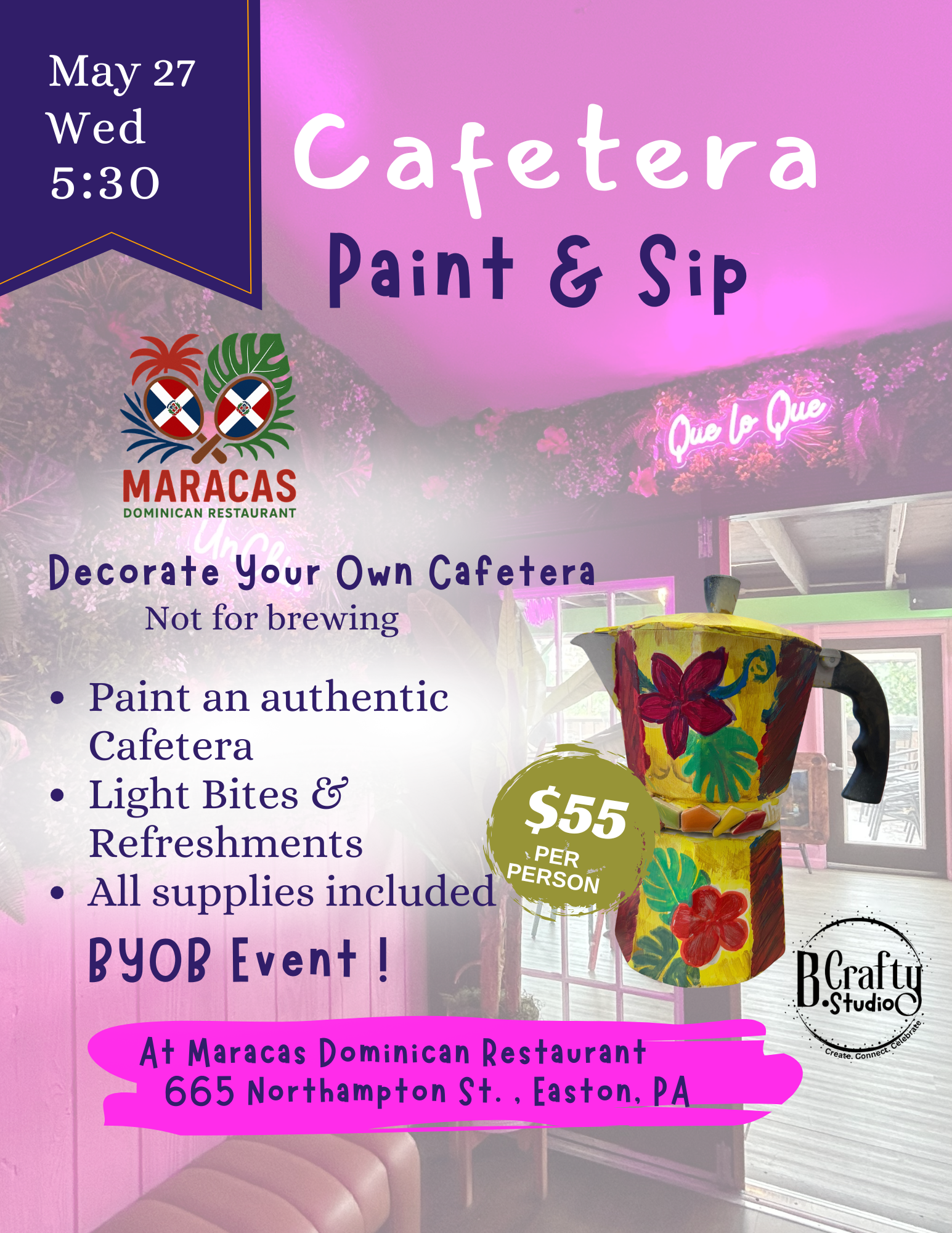 Paint & Sip : Cafetera